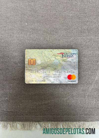 Banco Mastercard Photolook Front da Universidade do Sul de Indiana dos EUA baixar para verificação